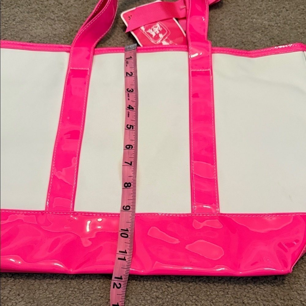 Juicy Couture Vibrant Pink and Cream Tote - Picture 8 of 10